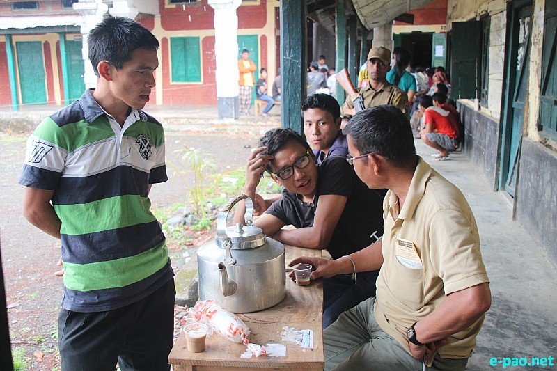 Polling in Outer Manipur Parliamentary Constituency at Kanglatombi , Kangpokpi, Senapati  :: April 09 2014