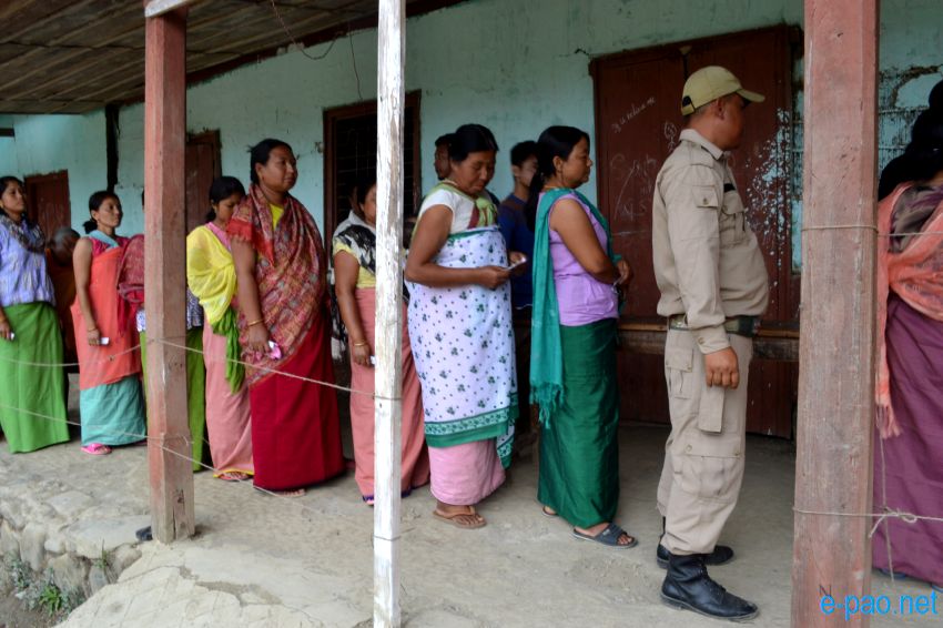 Polling in Outer Manipur Parliamentary Constituency at Thoubal and Chandel district  :: April 09 2014