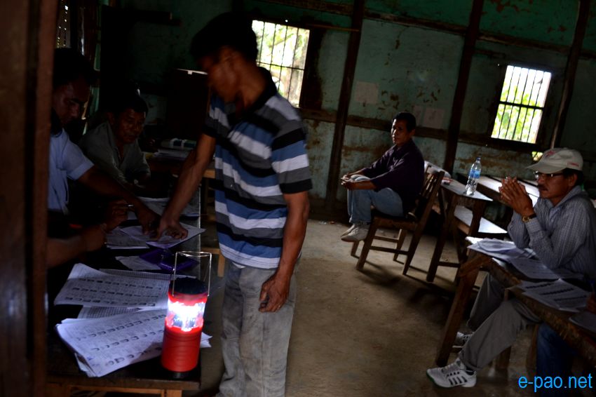 Polling in Outer Manipur Parliamentary Constituency at Thoubal and Chandel district  :: April 09 2014