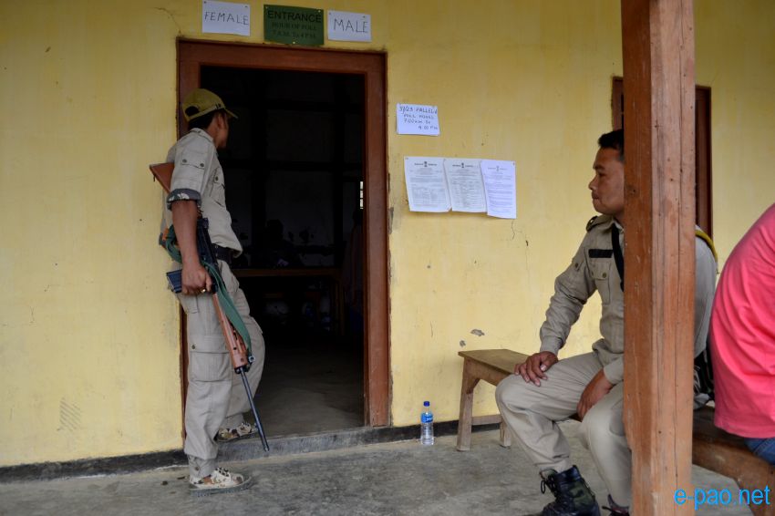 Polling in Outer Manipur Parliamentary Constituency at Thoubal and Chandel district  :: April 09 2014
