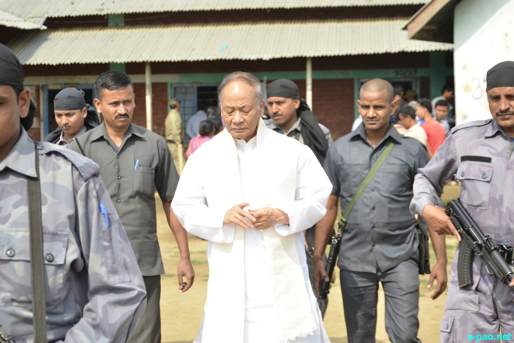 Polling in Outer Manipur Parliamentary Constituency at Thoubal district  :: April 09 2014