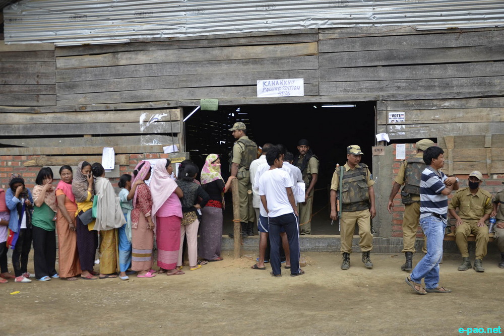 Polling in Outer Manipur Parliamentary Constituency at Chandel district  :: April 09 2014