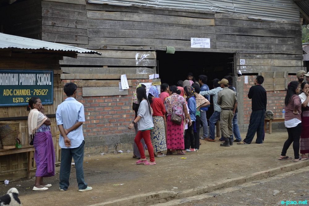 Polling in Outer Manipur Parliamentary Constituency at Chandel district  :: April 09 2014