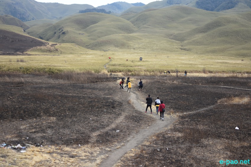 Trekking to Dzukou Valley in Senapati district, Manipur :: 27th to 29th January 2019