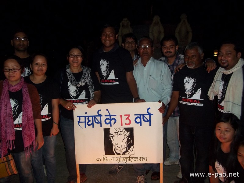 Solidarity to Irom Sharmila at Mahatma Gandhi International Hindi University, Wardha