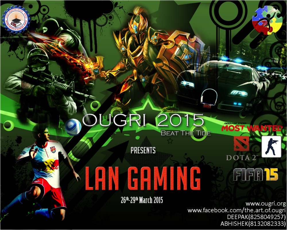   Lan Gaming : Ourgri '15 at NIT Manipur  