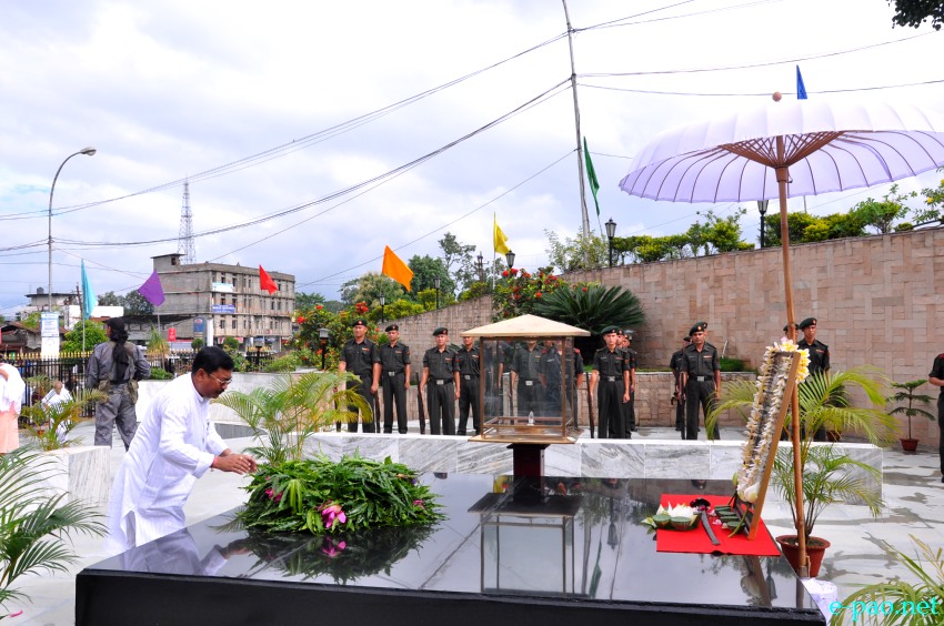 Patriots' Day Observation at  Heecham Yaicham Pat, Imphal :: 13th August 2013