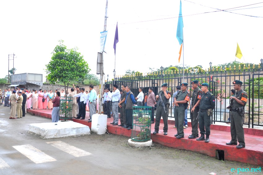Patriots' Day Observation at  Heecham Yaicham Pat, Imphal :: 13th August 2013