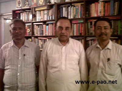 BJP Manipur delegates with Dr Swamy
