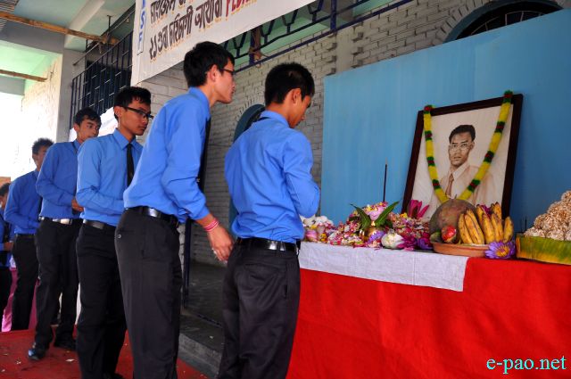 Homage to Pebam Chitaranjan : 16th Student Martyrdom Day from Takhellambam Leikai to THAU Ground :: 16 August 2013