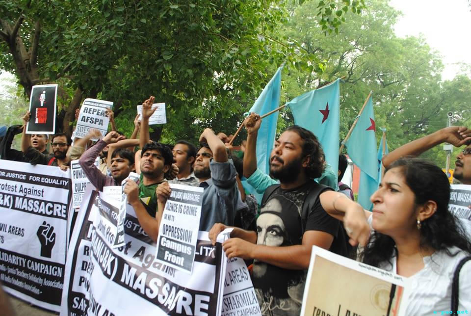 Protest Against Ramban (J&K) Killing at Jantar Mantar, New Delhi :: 21 July 2013