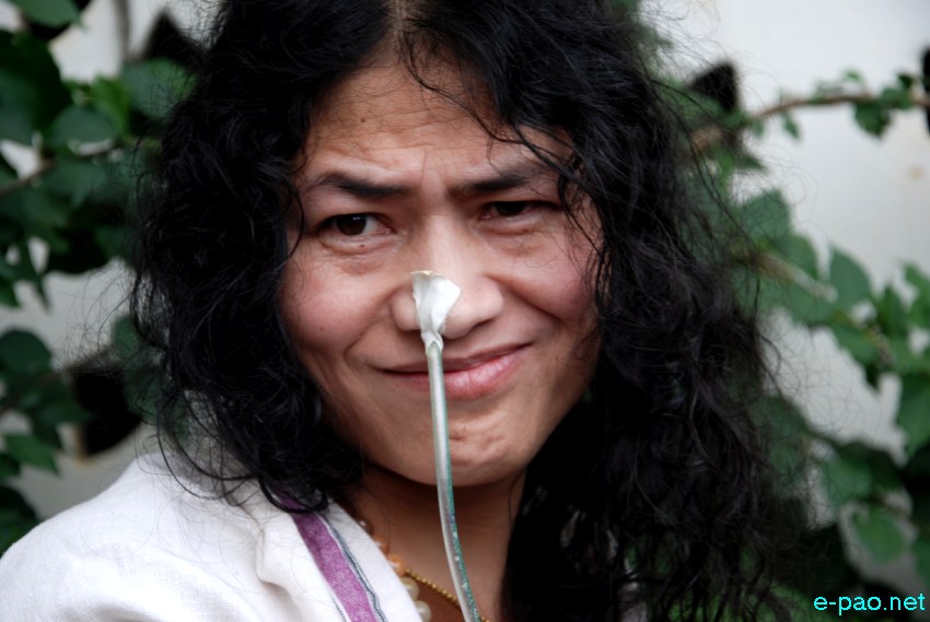 Irom Sharmila produced before the CJM at Lamphel, Imphal on 14 June 2013 :: Pix - Bullu Raj