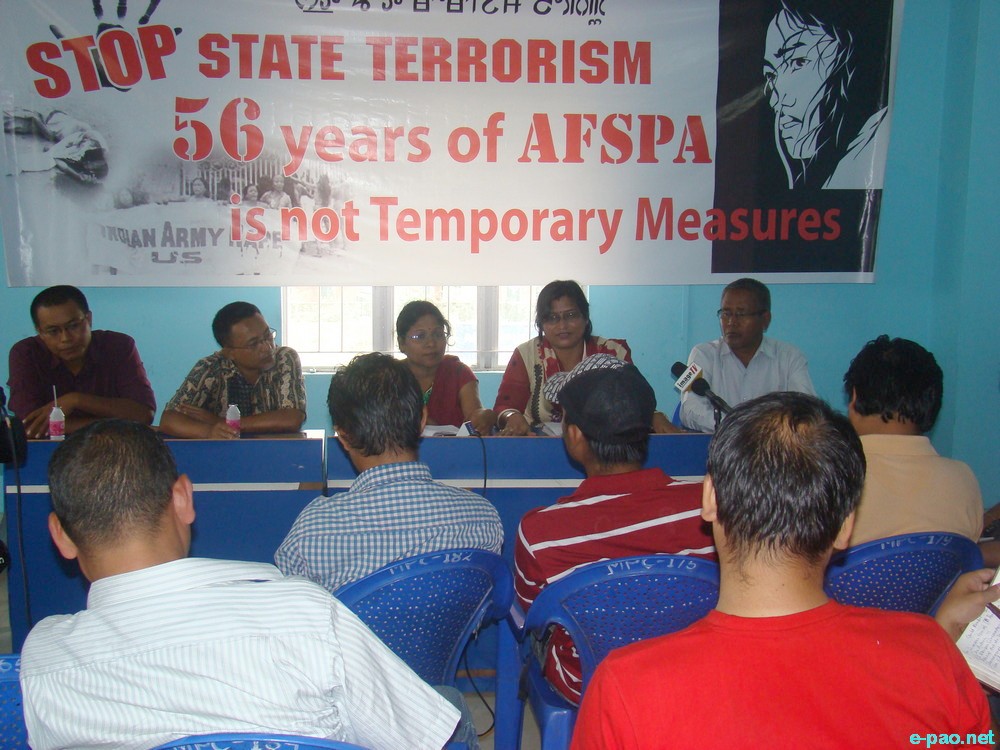The Invisible 9/11: 56 Years of AFSPA : Silent sit in protest by Womenfolk of Khwairamband Keithel :: September 11 2014