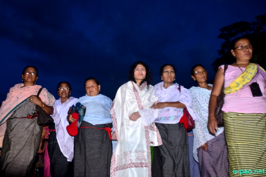 Irom Sharmila Freed from judicial custody and continues fast at Porompat :: 20 August 2014