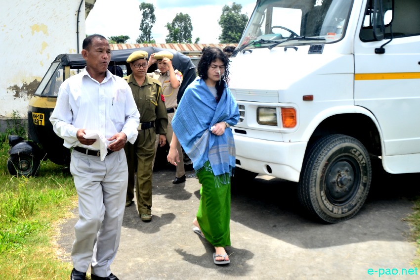 Irom Chanu Sharmila  produced before the Court of JMIC Imphal East  :: September 05 2014