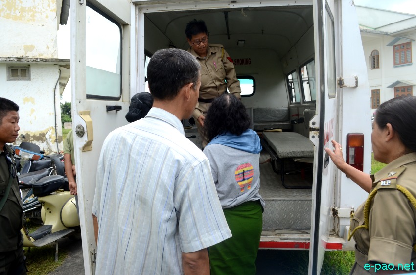 Irom Sharmila produced before Judicial Magistrate Imphal East Court (JMIC), Lamphelpat :: 19 Sep 2014