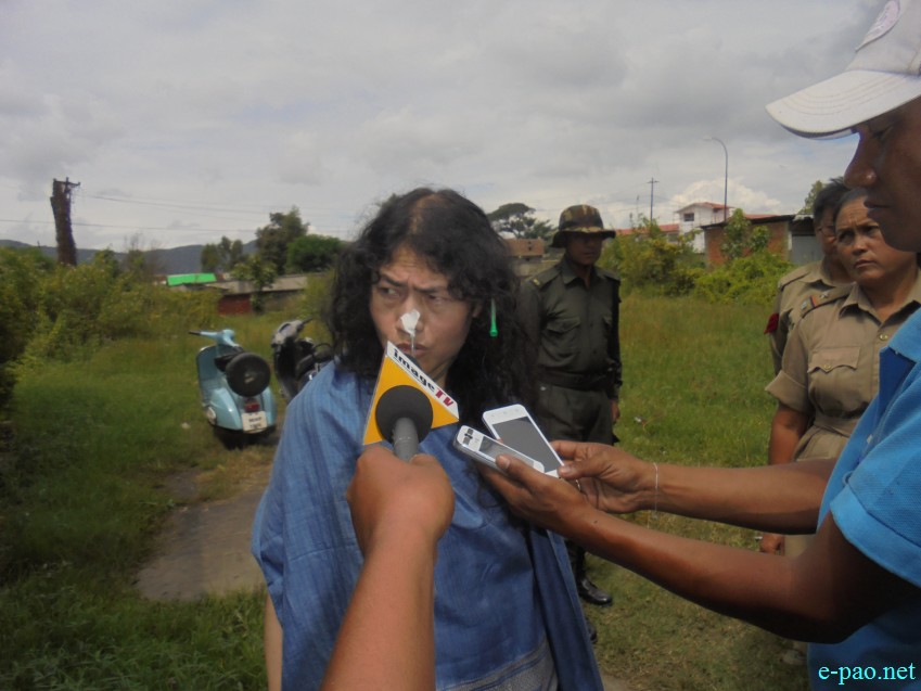 Irom Sharmila produced before Judicial Magistrate Imphal East Court (JMIC), Lamphelpat :: 19 Sep 2014
