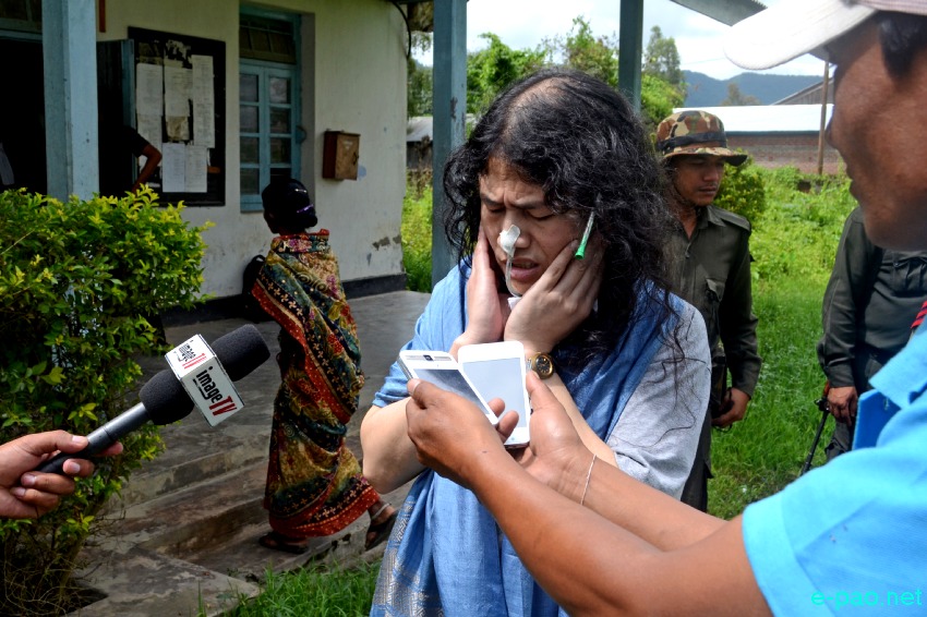 Irom Sharmila produced before Judicial Magistrate Imphal East Court (JMIC), Lamphelpat :: 19 Sep 2014