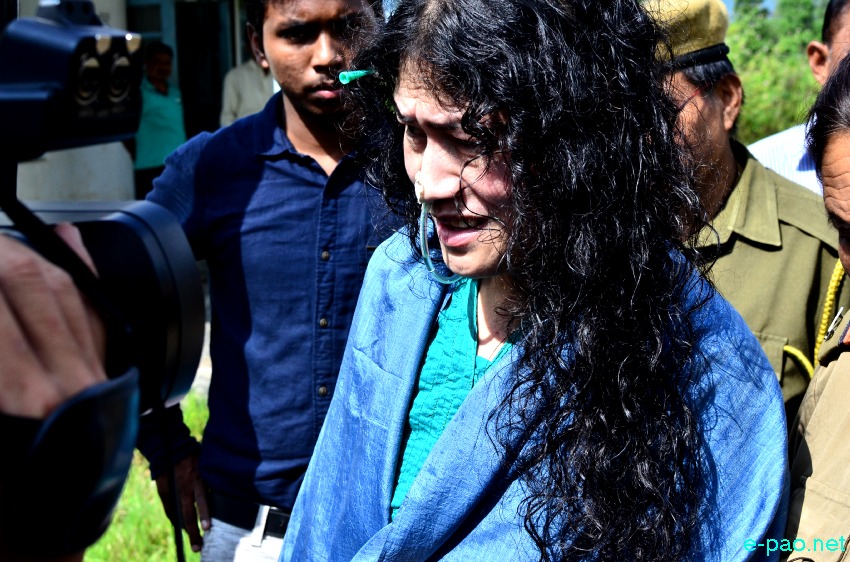 Irom Sharmila produced before Judicial Magistrate Imphal East Court (JMIC), Lamphelpat :: 18 Oct 2014