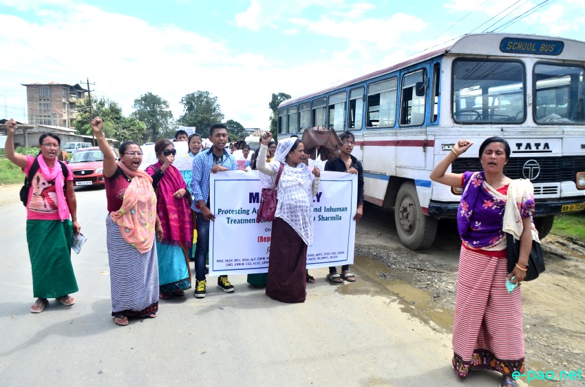 Mass Rally and public Meeting demanding 'Repeal AFSPA' and 'Save Irom Sharmila' at Wangkhei Keithel :: August 26 2014