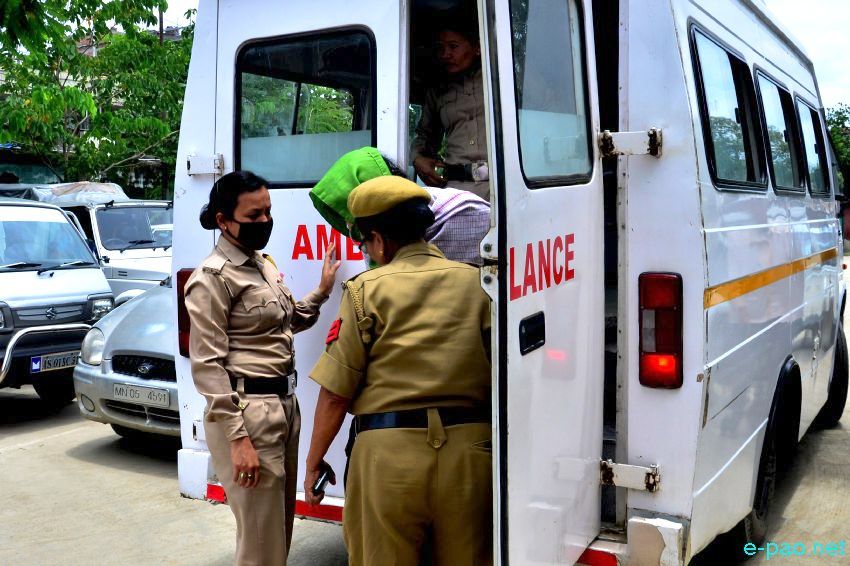 Irom Sharmila at Cheirap Court complex for her routine appearance in the Court :: 04 August 2015