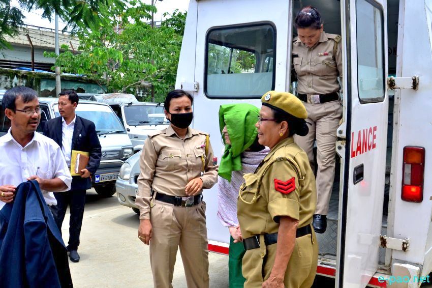 Irom Sharmila at Cheirap Court complex for her routine appearance in the Court :: 04 August 2015