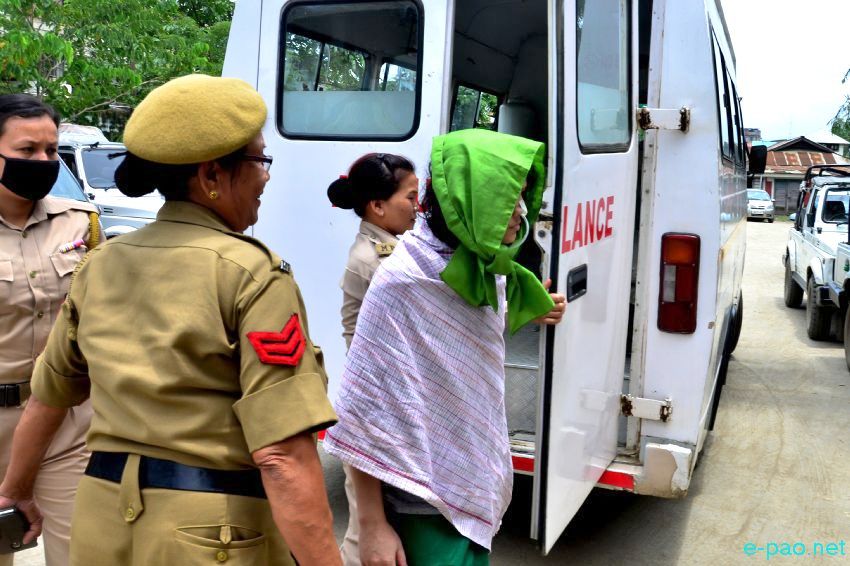 Irom Sharmila at Cheirap Court complex for her routine appearance in the Court :: 04 August 2015