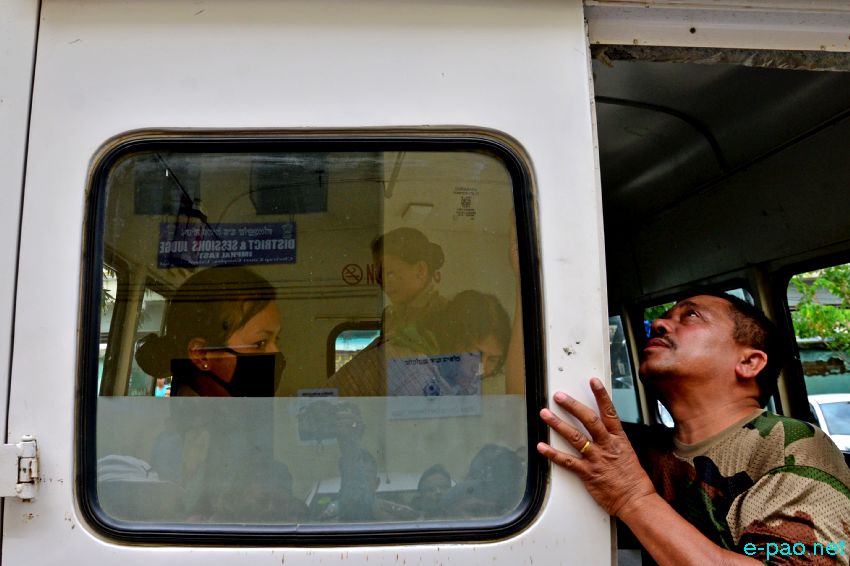 Irom Sharmila at Cheirap Court complex for her routine appearance in the Court :: 04 August 2015