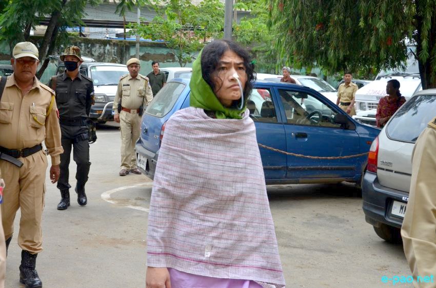 Irom Sharmila at Chief Judicial Majistrate Imphal, Uripok Cheirap Court :: 18 August 2015