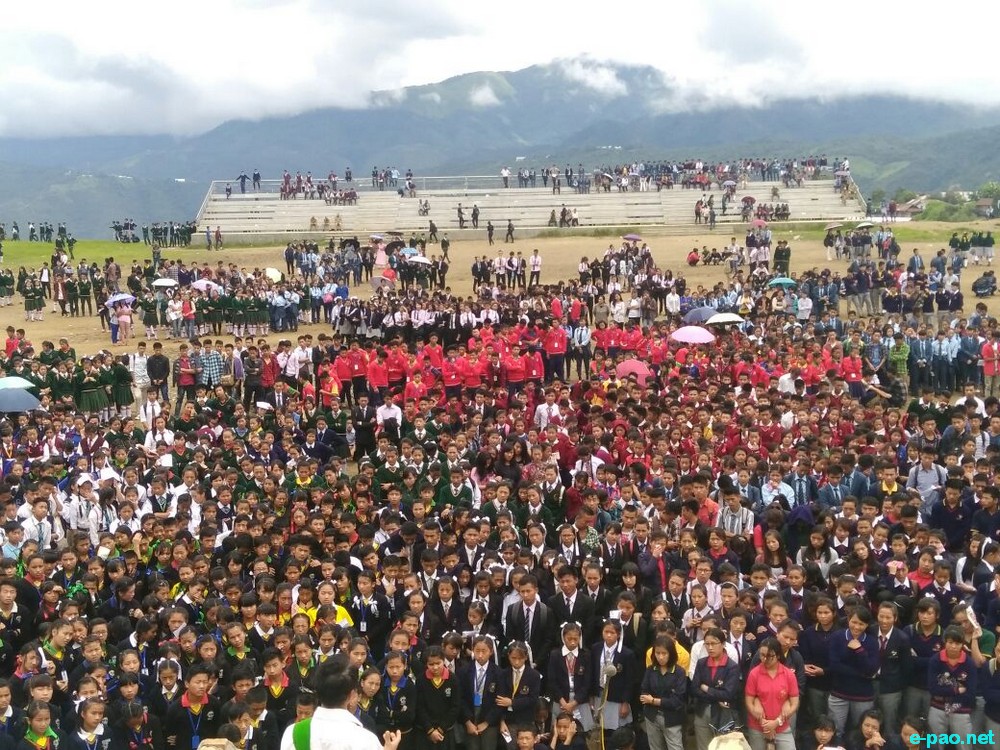 School children participating in rally against AFSPA in Naga Inhabited areas :: 11 August 2016