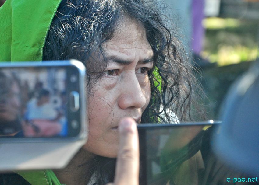  Irom Sharmila for first time attended Malom Massacre anniversary :: November 2 2016 
