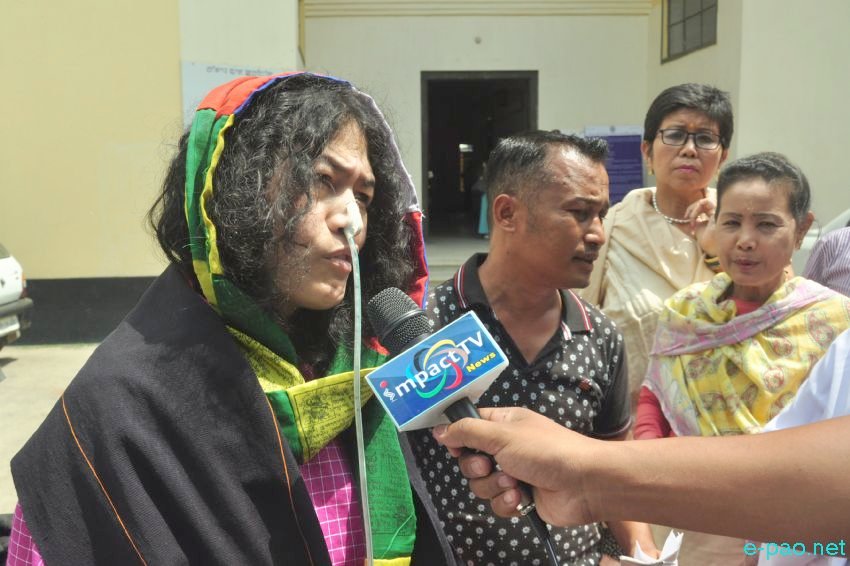 Irom Chanu Sharmila produced before Chief Judicial Magistrage(CJM), Imphal West :: June 14 2016