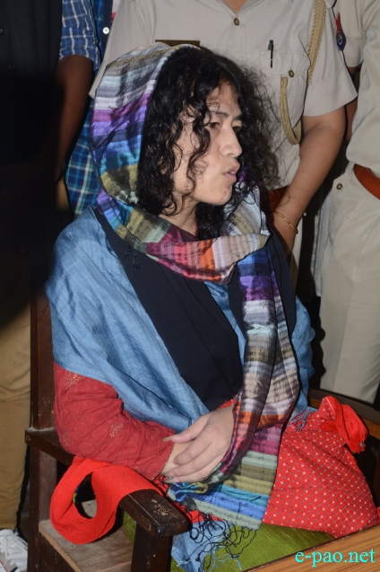 Irom Chanu Sharmila in the court of Chief Judicial Magistrate, Imphal West :: August 23 2016