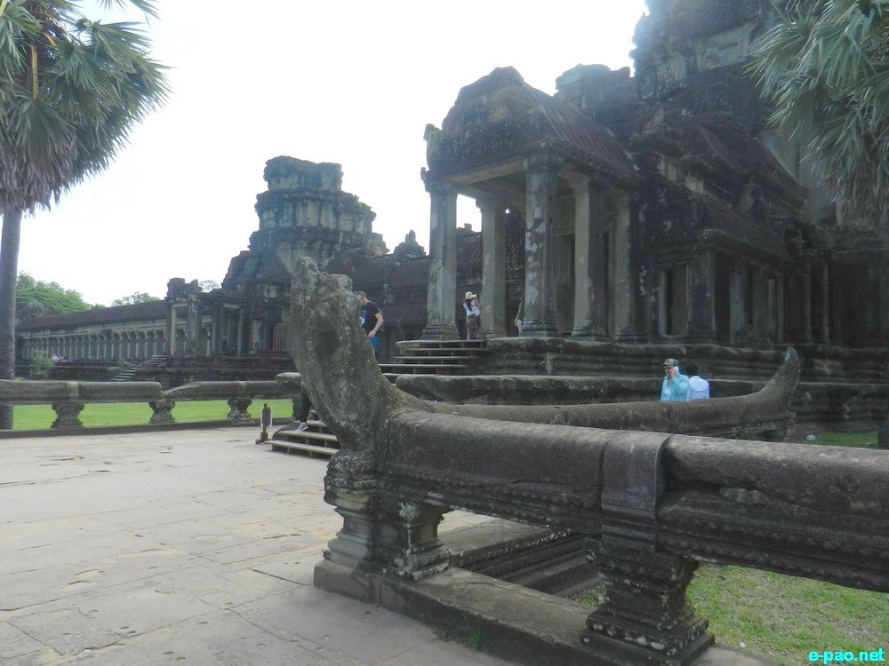 Angkor Wat a temple complex in Siem Reap, Cambodia  :: August 2015