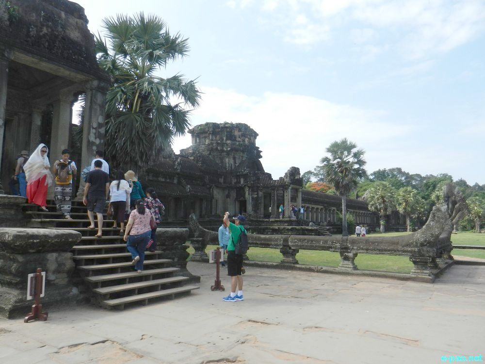 Angkor Wat a temple complex in Siem Reap, Cambodia  :: August 2015