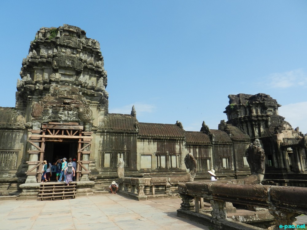Angkor Wat a temple complex in Siem Reap, Cambodia  :: August 2015