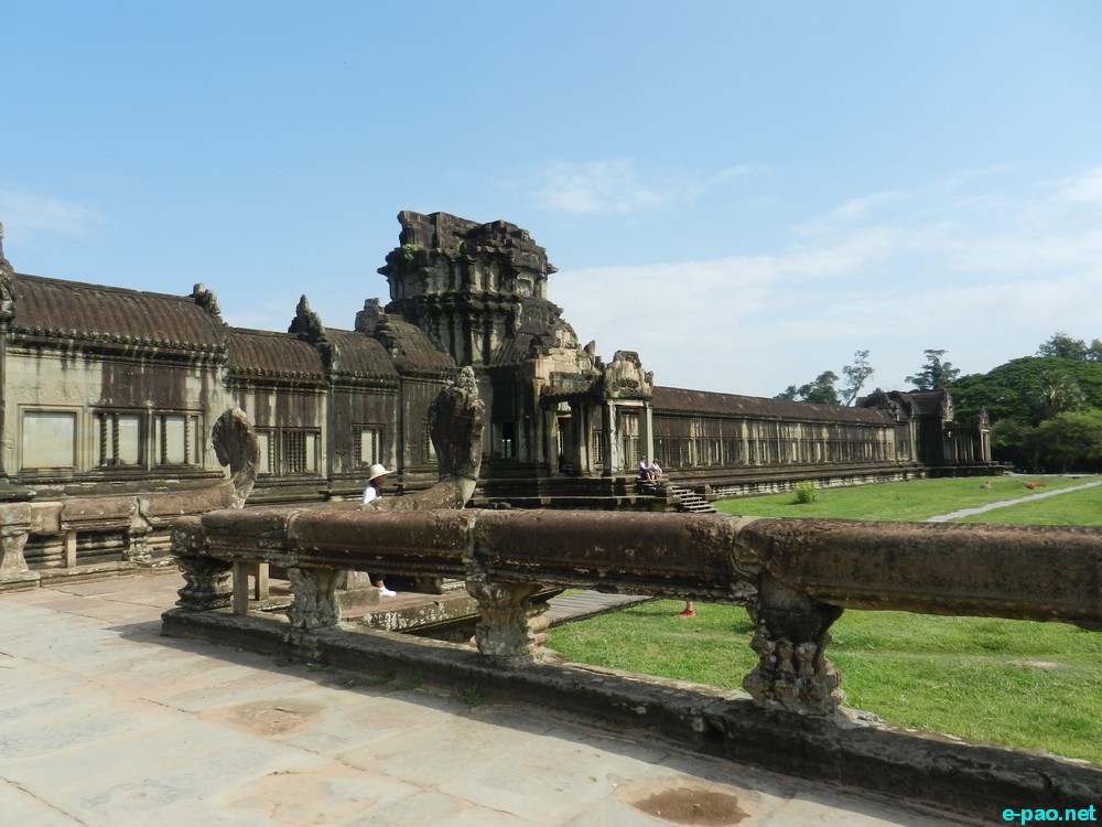 Angkor Wat a temple complex in Siem Reap, Cambodia  :: August 2015