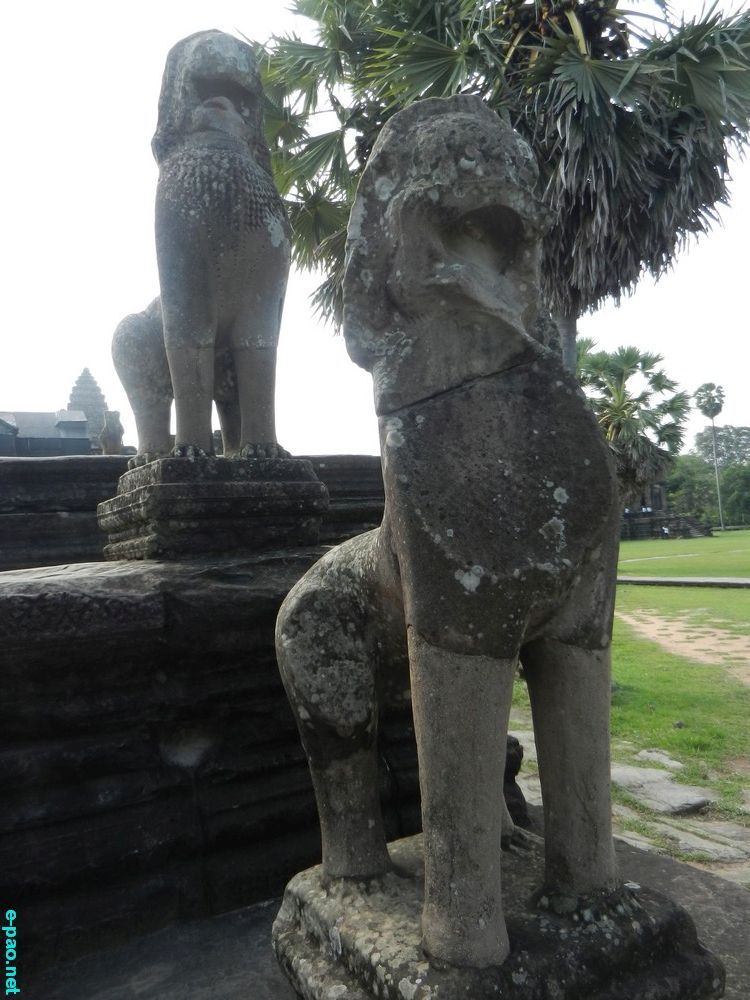 Angkor Wat a temple complex in Siem Reap, Cambodia  :: August 2015