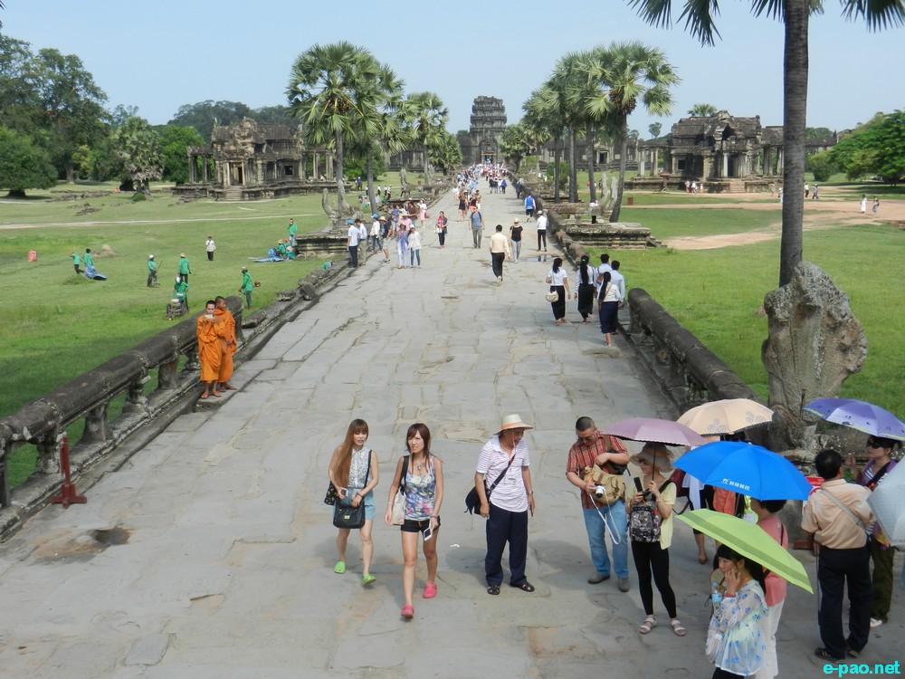 Angkor Wat a temple complex in Siem Reap, Cambodia  :: August 2015