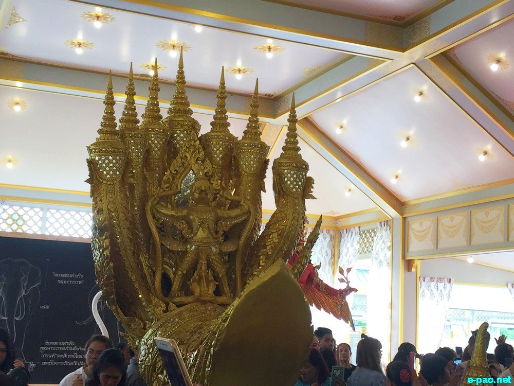 Royal Crematorium for the late King of Thailand , Bhumibol Adulyadej,  at Sanum Luang, Bangkok :: November 2017