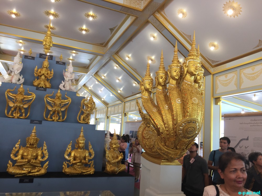 Royal Crematorium for the late King of Thailand , Bhumibol Adulyadej,  at Sanum Luang, Bangkok :: November 2017
