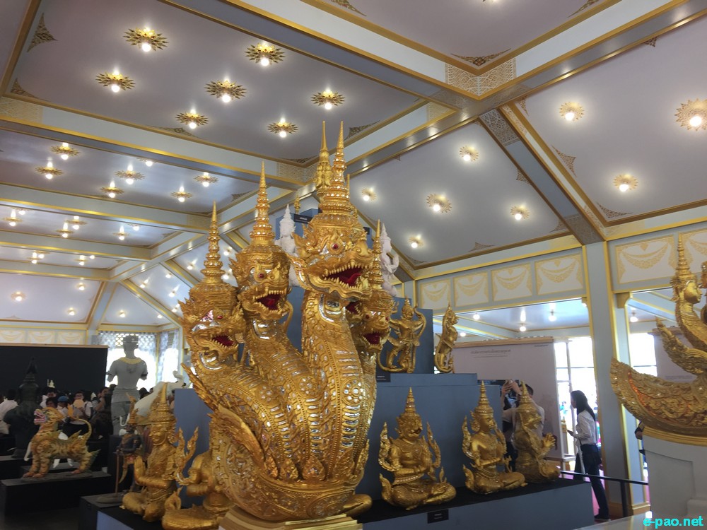 Royal Crematorium for the late King of Thailand , Bhumibol Adulyadej,  at Sanum Luang, Bangkok :: November 2017