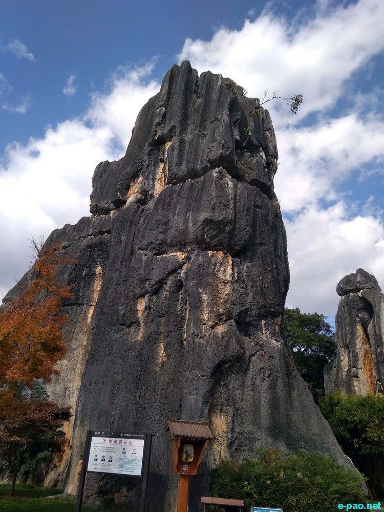 Stone Forest or Shilin in Yunnan Province, People's Republic of China :: November 2018