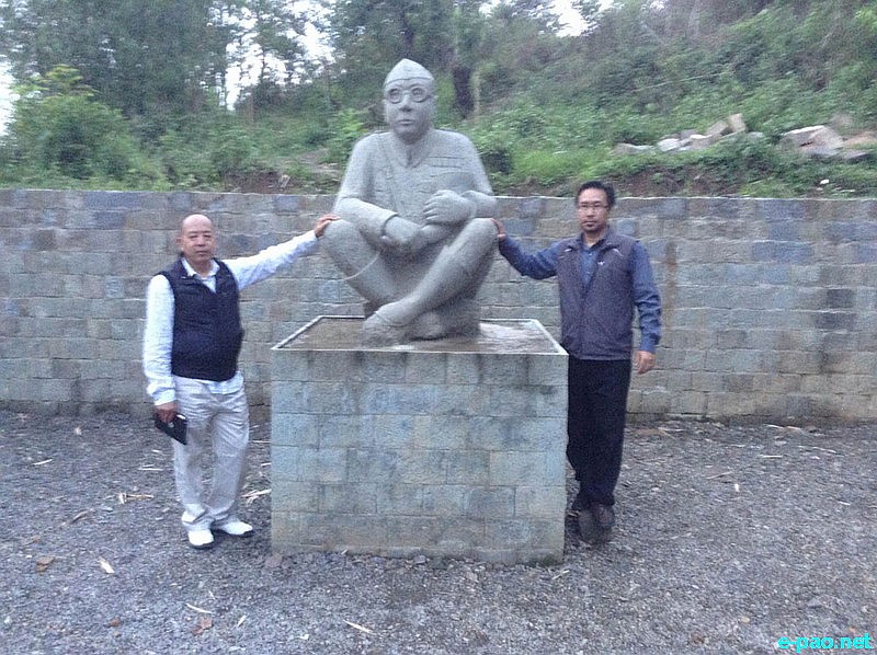  Netaji Subhas Chandra Bose Stone Statue at Chesezu Village 