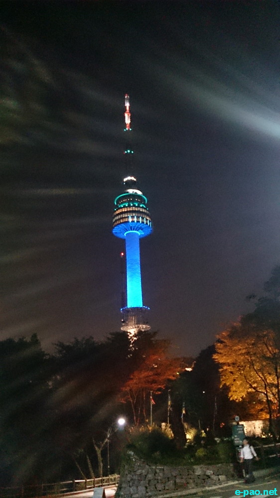 N Seoul Tower at South Korea in July 2014