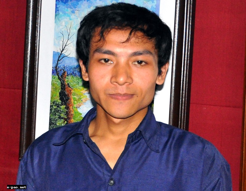 Konthoujam  Maikel (Michael) Meetei's 1st Solo Exhibition  at Nupilal Memorial complex, Imphal :: 29 - 30 July 2013