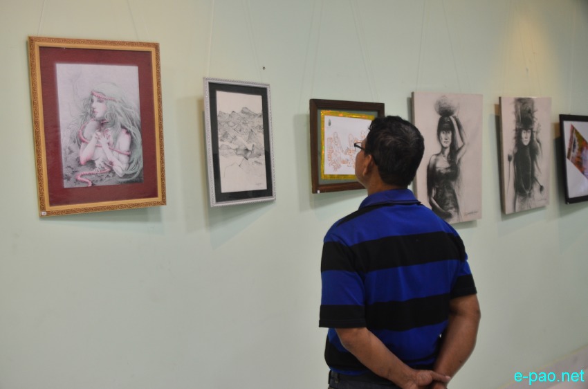 5th Drawing Exhibition at Manipur State Art Gallery, Palace Compound, Imphal  :: April 10 2014