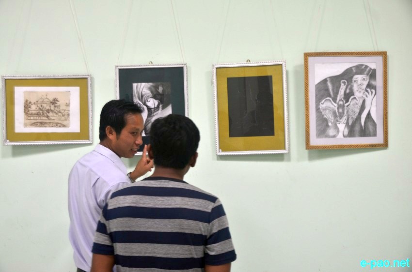 5th Drawing Exhibition at Manipur State Art Gallery, Palace Compound, Imphal  :: April 10 2014