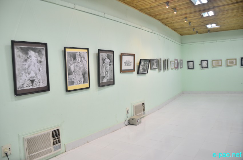 5th Drawing Exhibition at Manipur State Art Gallery, Palace Compound, Imphal  :: April 10 2014