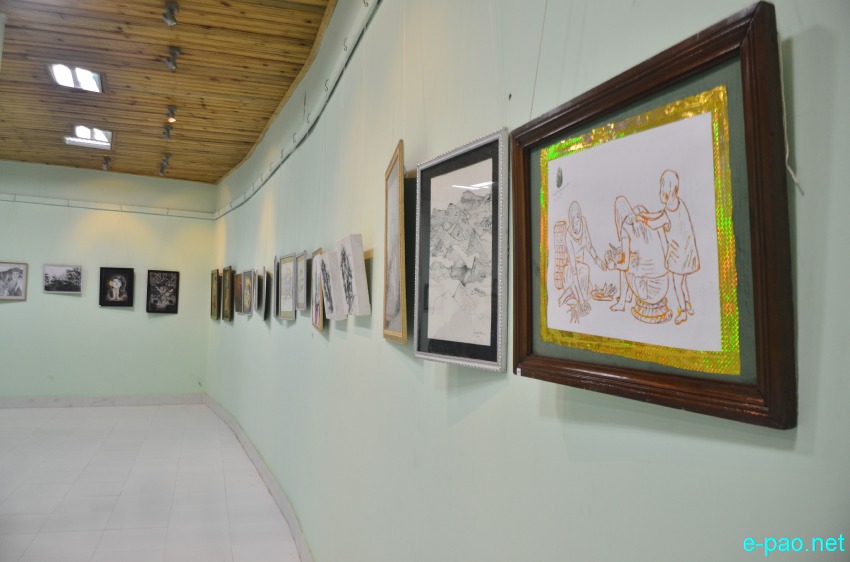 5th Drawing Exhibition at Manipur State Art Gallery, Palace Compound, Imphal  :: April 10 2014